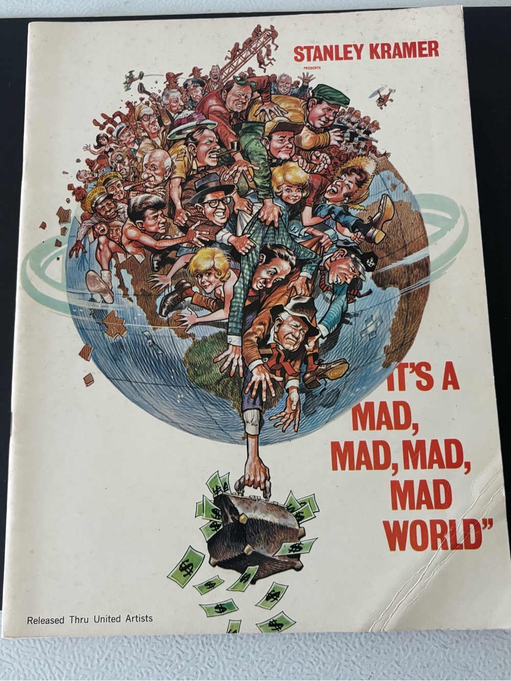 It's a Mad, Mad, Mad, Mad World Vintage Movie Brochure